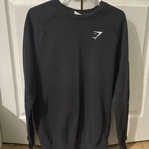 Black Gymshark Crew Neck